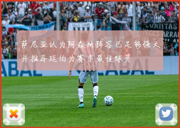 萨尼亚认为阿森纳阵容已足够强大并推荐廷伯为赛季最佳球员